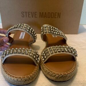 Steve Madden Rhinestone Boho Sandals